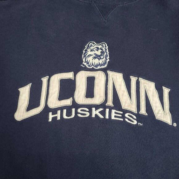 UConn Huskies Embroidered Crewneck Sweatshirt Size XL - Picture 3 of 7